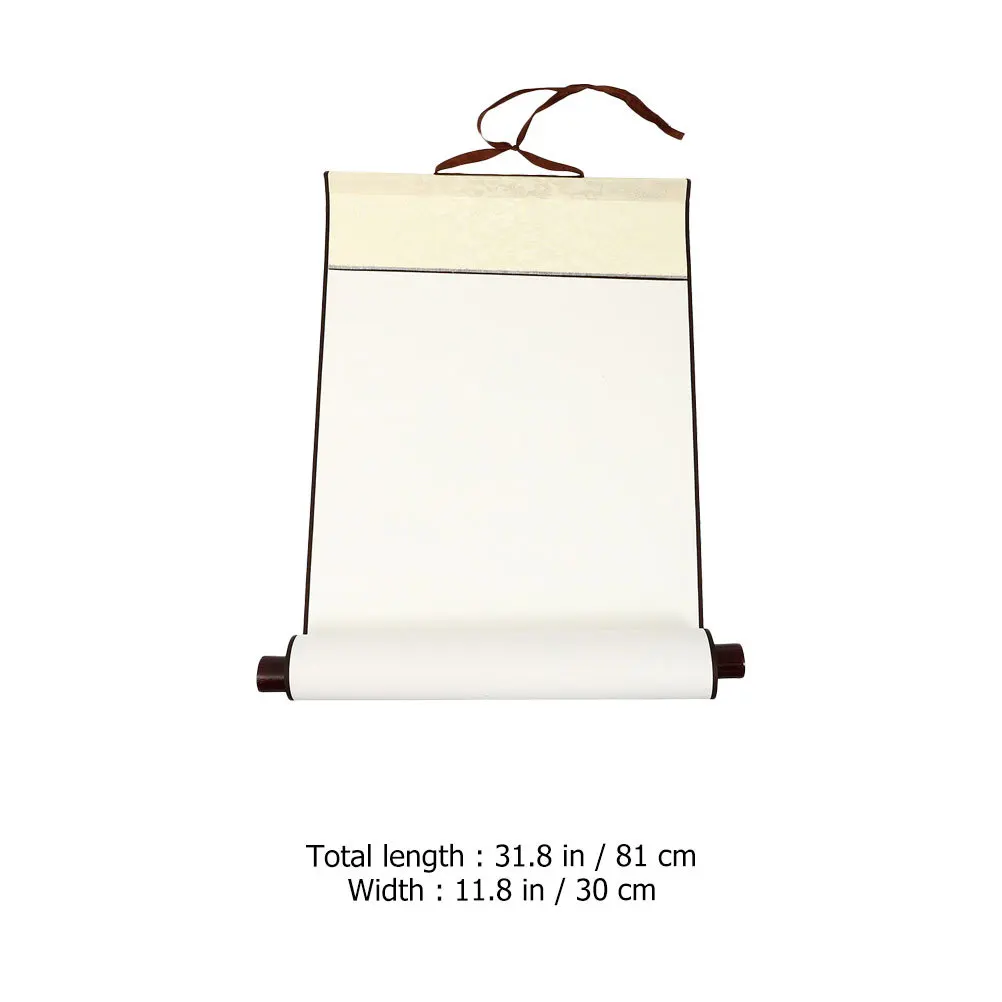 2 قطعة ورق التمرير الخط شوان ورقة الفن جدار التمرير للرسم الصيني المائية الكتابة ممارسة ديكور معلق الحرفية