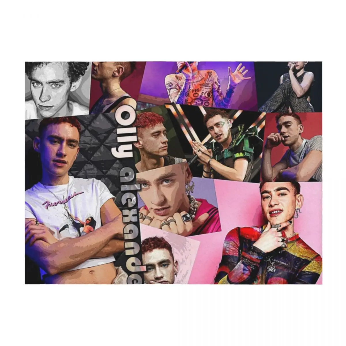 

olly alexander Throw Blanket Nap Designers Luxury Polar Blankets