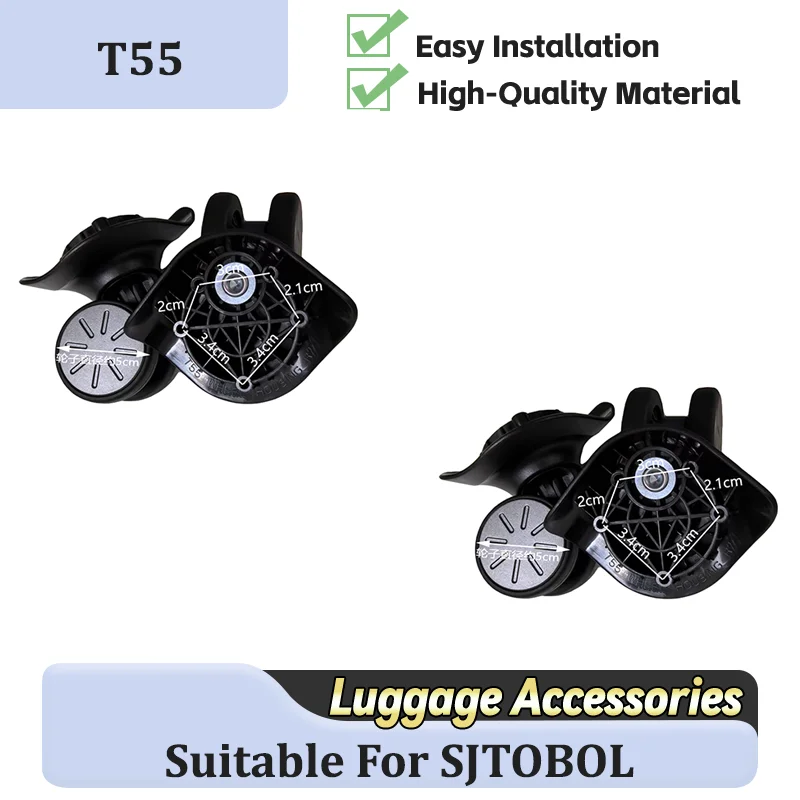 For SJTOBOL T55  For Repairing Suitcase Components Including   The Casters The Silent Wheels Leather Luggage