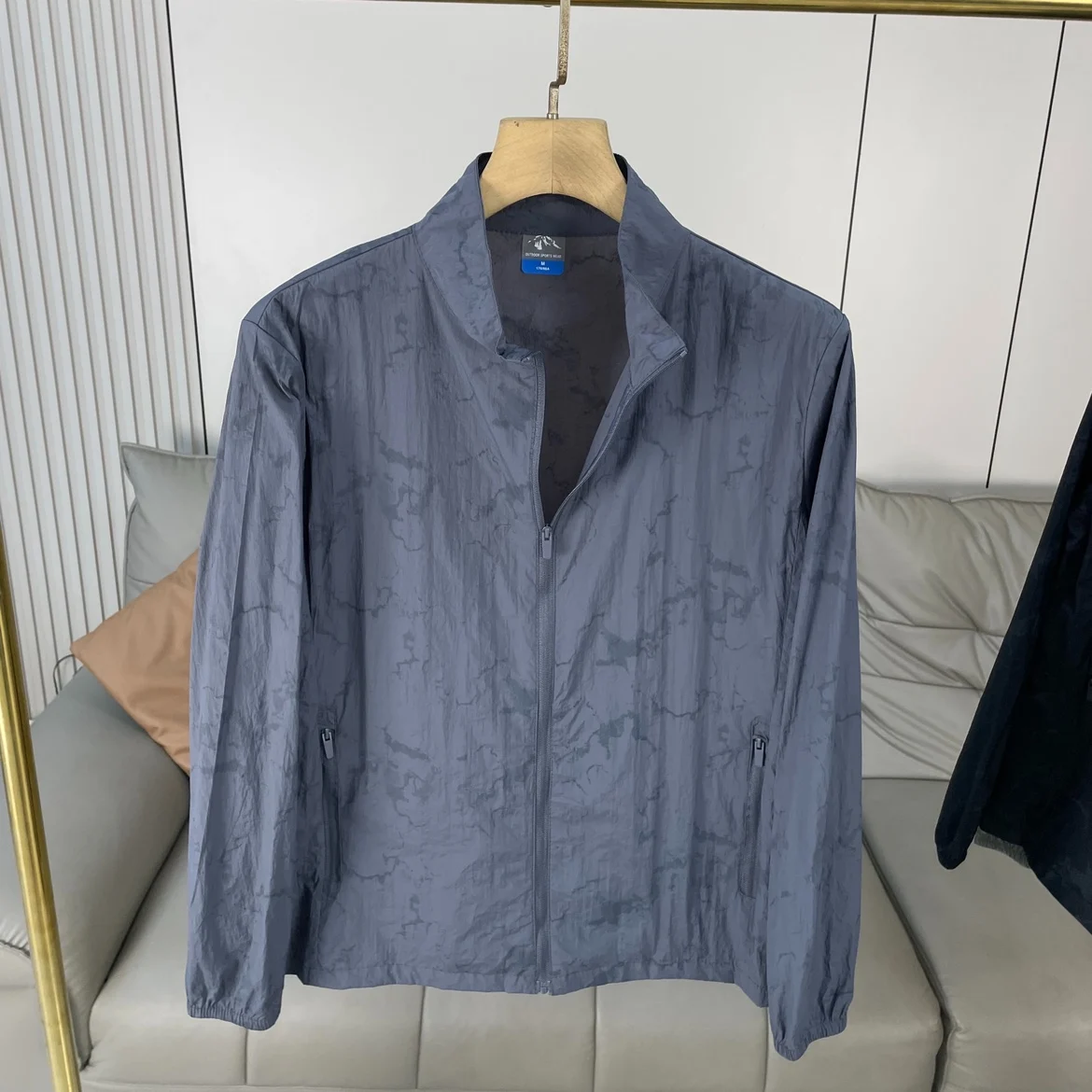 

Outdoor Camouflage Thin Jaet Summer Men's UV Protection Sunscreen Breathable Casual Stand Collar Skin irt Jaet