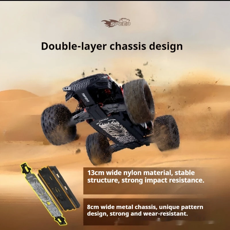 Fms 2025 สินค้าใหม่ 80 กม./ชม.1/10 Fmt10 จําลอง Colorado รีโมทคอนโทรล Brushless ไฟฟ้า Off-Road รถเชื่อมต่อของขวัญ