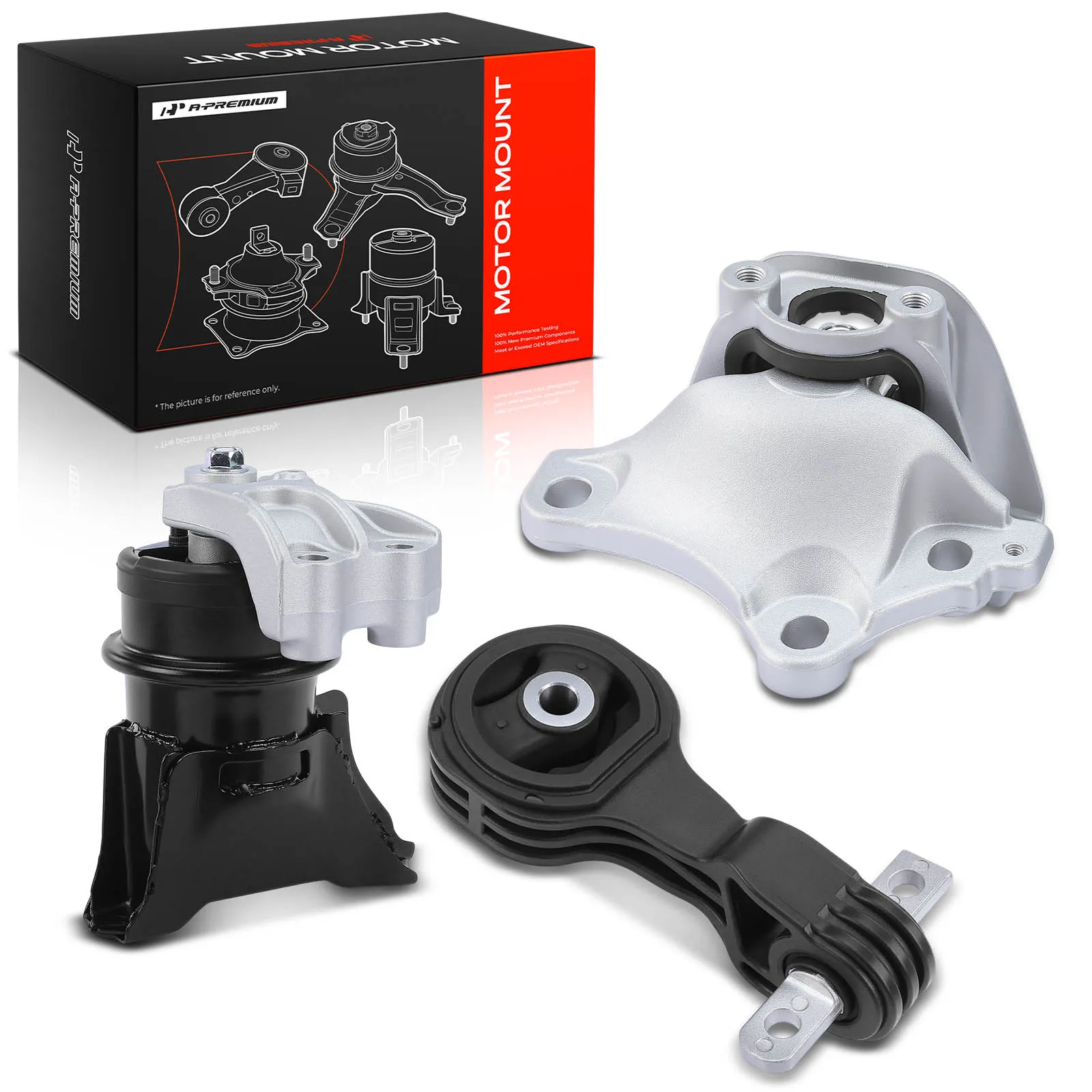 A-Premium 3pcs Engine Motor & Transmission Mount for Honda Civic 2006-2011