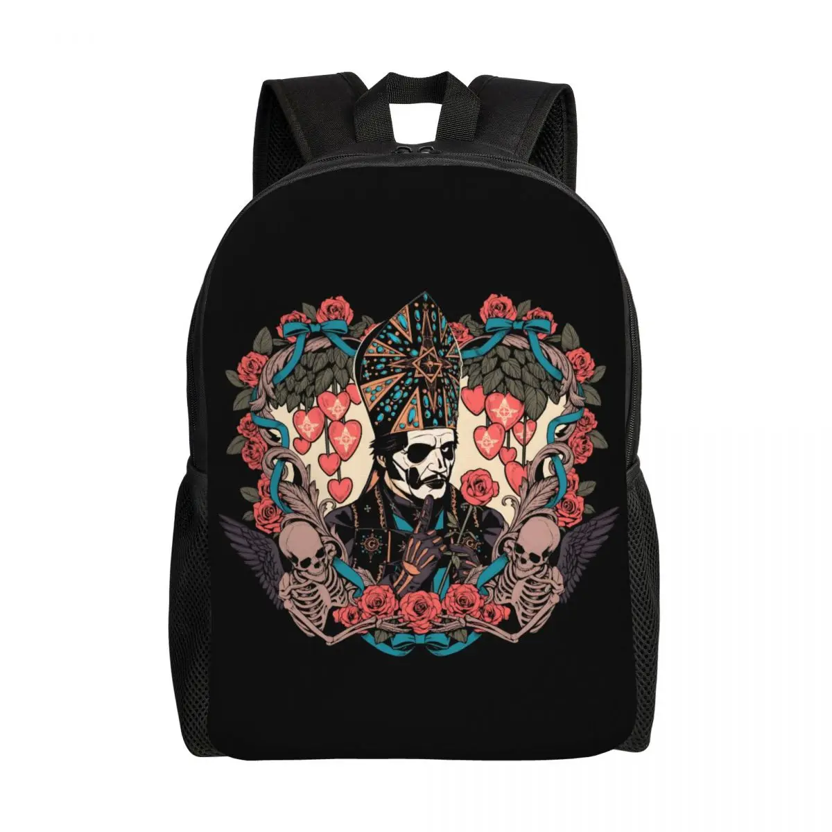 

Custom G-Ghosts Love Flower Travel Backpack Men Women School Computer Bookbag College Student Daypack Bags