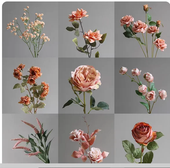 

Ретро шампанское, золотая роза, свадебные искусственные цветы, рекомендуемые новые свадебные украшения для дома, искусственные цветы, реквизит для фотосъемки