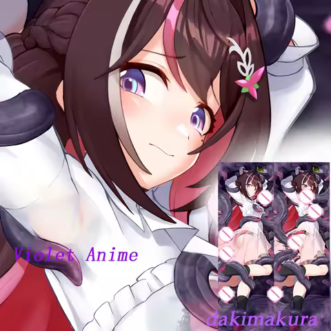 Dakimakura Anime AZKi VTuber tentacle Double-sided Print Life-size Body Pillow Cover Bedding Gifts