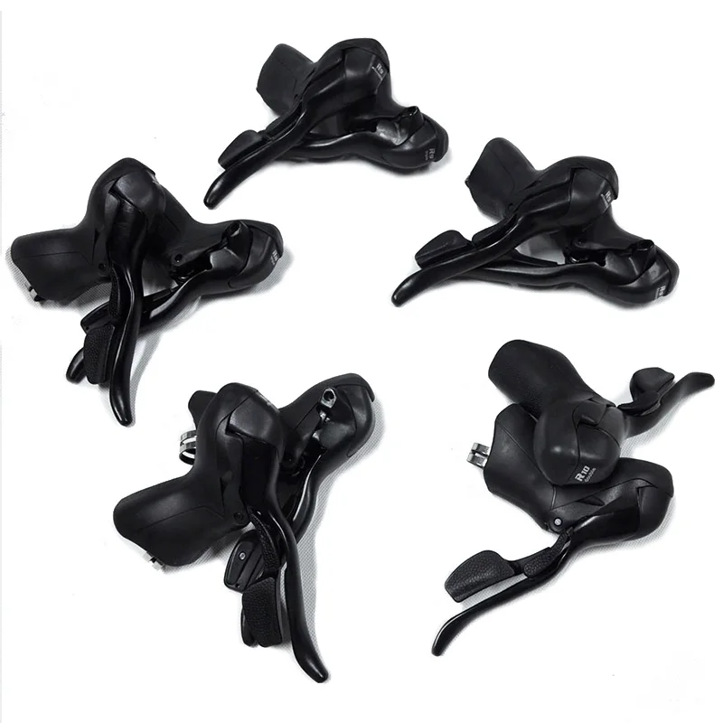 High End Micronew 2x8 2x9 2x10 Speed Brake Lever 3x8 3x9 3x10 Road Bike Shifter Front Derailleur Compatible with Shimano