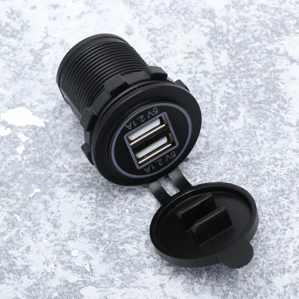 

Dual Usb Car Red Aperture Design For Fast Charging Compatible Smartphones Tablets Digital Display Safety