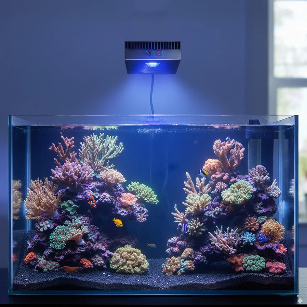 MSQ Smart Reef Light Full Spectrum Dual Channel Aquarium Seawater Reef Fish Tank Light Emitting Diode Light