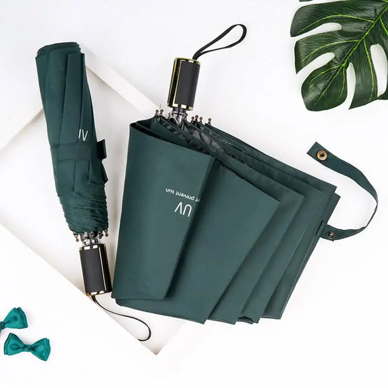 

Ручной складной зонт с девятью секциями, водонепроницаемый, с защитой от УФ-излучения, для дождя и солнца, универсальный, дорожный зонт Cact