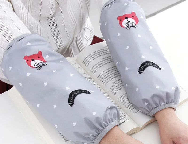 

Anti Fouling Waterproof Oilproof Oversleeve Office Home Kitchen Cooking Arm Protector Oversleeves Women's Sleevelet For Cleaning