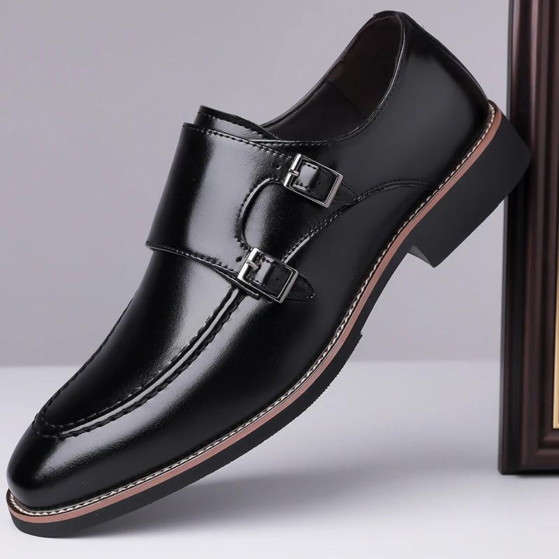 Men's Slip On Formal Leather D - Men'S Formal Office Wear Shoes ulasan dan harga