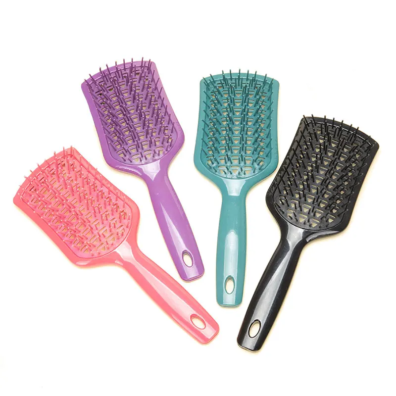 Tangled Hair Comb Detangling Brush Massage Comb Air Cushion Comb Hollow Out Wet Curly Hair Brushes Barber Hair Styling Tool