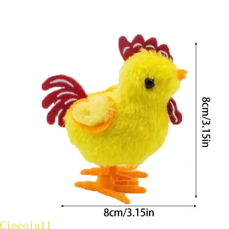 Y1UB Cartoon Baby Chick Robot giocattolo Pasqua Regali da collezione Regali Natale Decorazione
