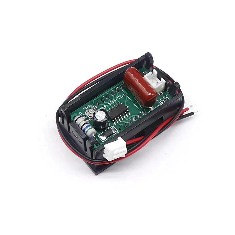 220 فولت/380 فولت سلكين تيار متردد الفولتميتر | جهاز قياس الجهد الكهربائي بشاشة LED صناعية | أداة القياس الكهربائية #3