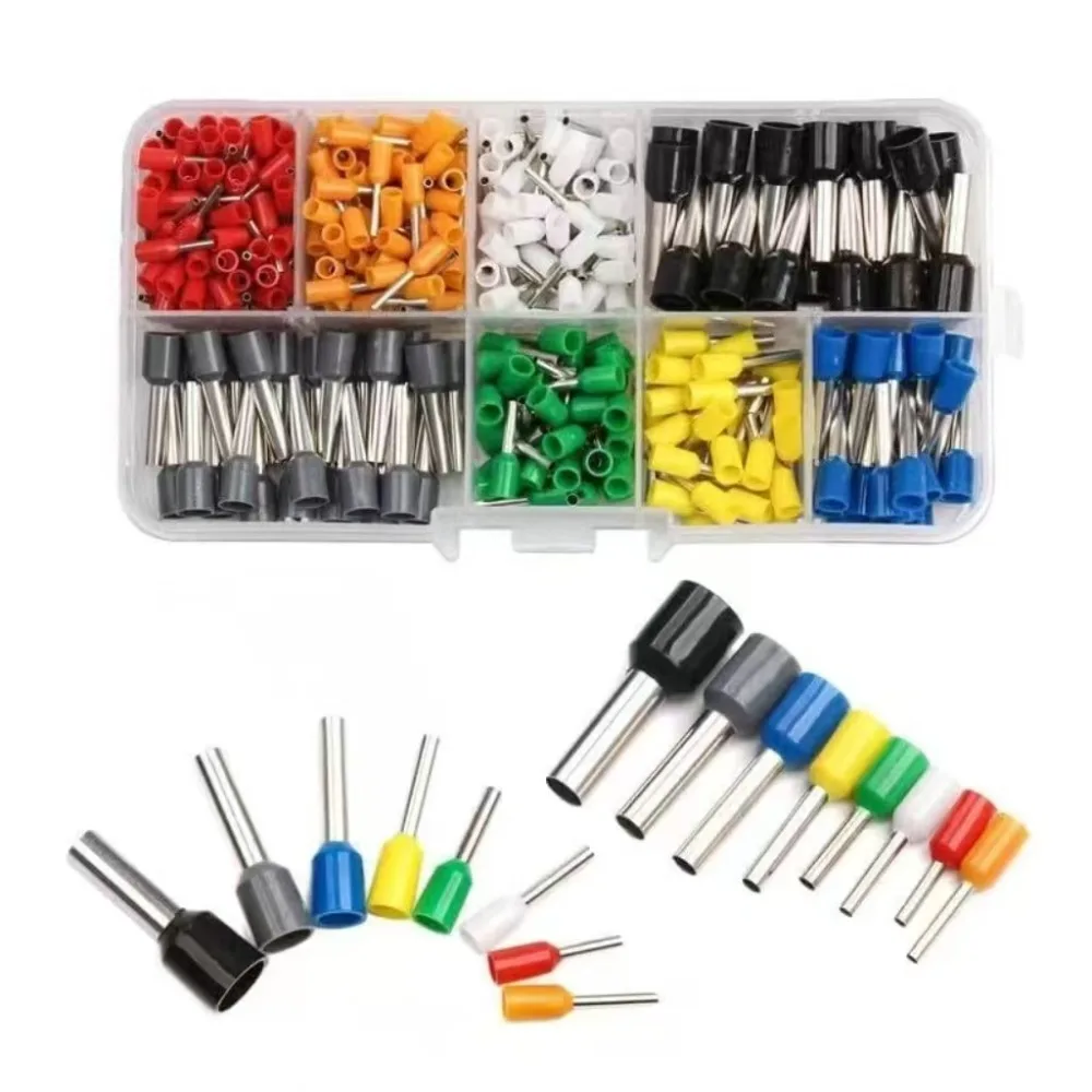 

200-450Pcs Electrical Tube Insulated Terminal Crimp Terminals Wire Cable Connector Ferrules Terminal Connectors