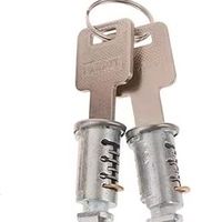 2Set Fixed Lock Cylinders For Roof Bars Cycle Carriers Exterior Parts Car Locks Roof Bar Rack Barrel Security Locks With 2 Keys