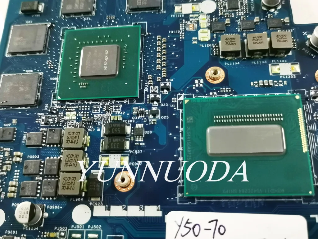 LA-B111P For  Lenovo Y50-70 Y50 Laptop Motherboard. With I5 i7 4th CPU GTX860 GTX960 GPU ZIVY2  DDR3 Teste 100% view 2