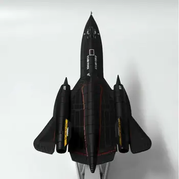 SR-71 黑鳥 1:144 比例合金偵察機模擬模型收藏擺飾玩具 12 最佳銷售 SR71黑鳥 - №8
