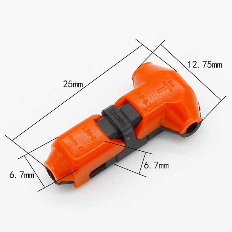 5pcs Scotch Lock Quick Splice Wire Connectors Terminals Crimp Electrical Car Audio 24-18AWG AC/DC 300V 10A Wire Set