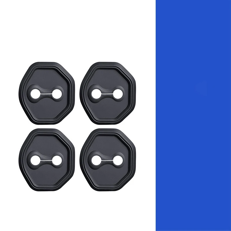 

4PCS For Ford Ranger T9 2023 2024 Silicone Car Door Lock Cover Anti-rust Protective Sticker Accessories