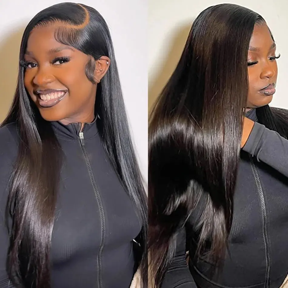 Rosabeauty 30 40 Inch 13x6 Human Hair 13X4 Frontal 5X5 Glueless Ready to Wear Wigs 250% For Women Straight Lace Front Wig