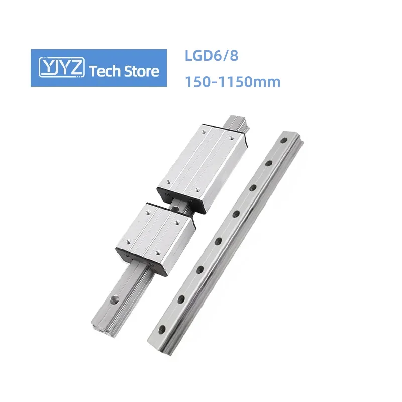 

Linear Guide Ultra-Fast Heavy-Duty External Dual-Axis 2PC LGD6/8 And 2PC LGB Series Rollers Length 150mm-1150mm 3D Printer Part