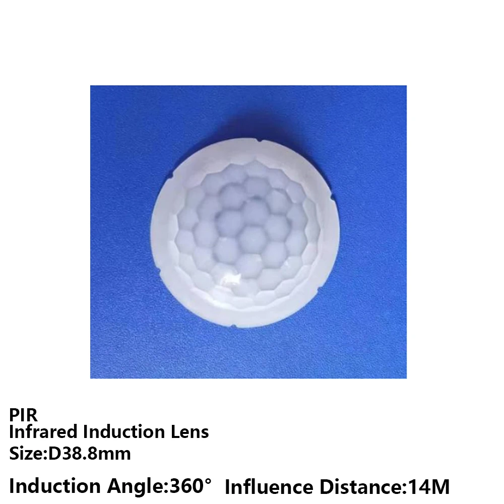 Fresnel lens Infrared induction 360° induction angle 14M distance  PIR lens high sensitivity Infrared sensing of human body