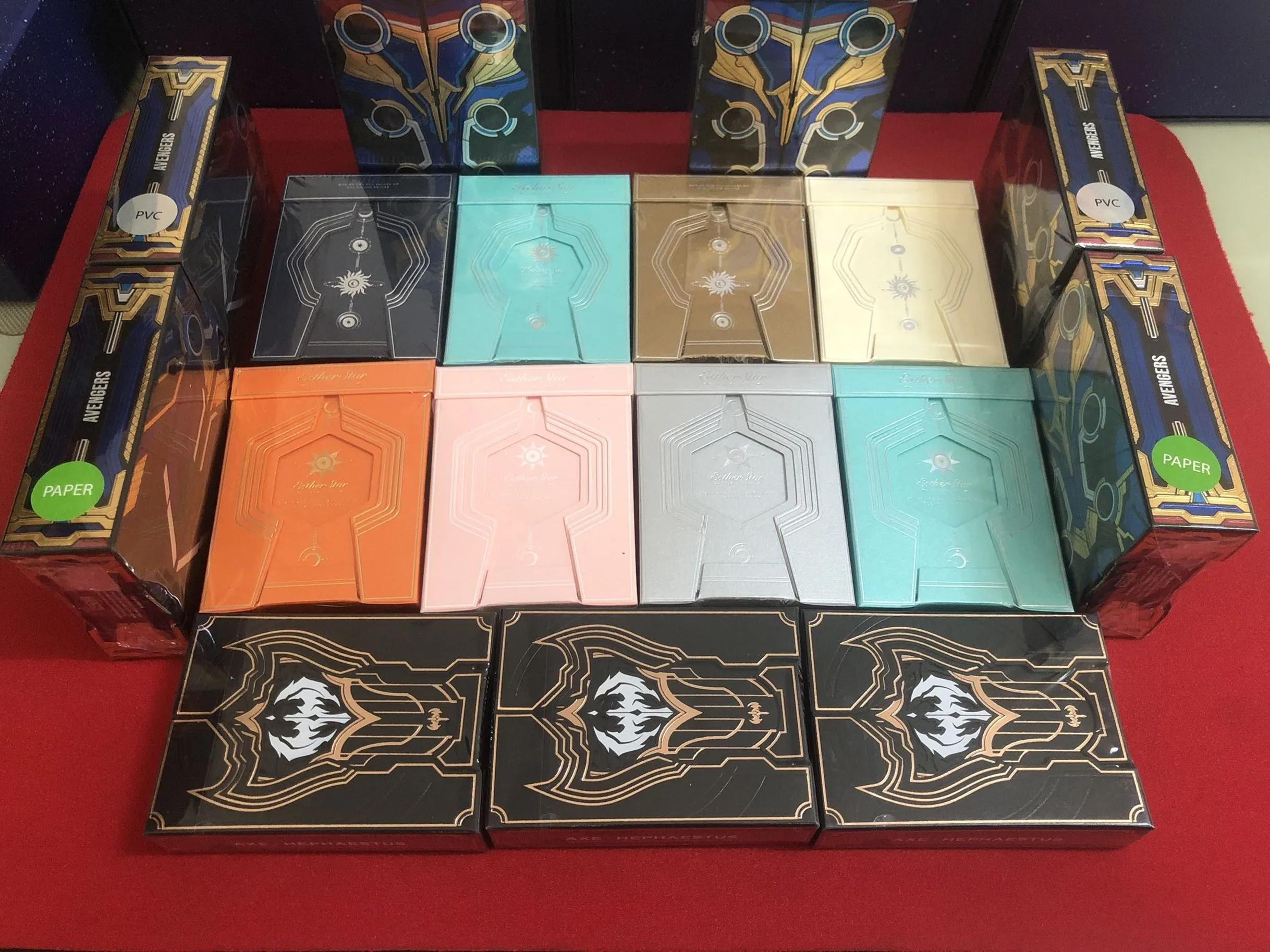 Edition-de-luxe-destockee-jeu-de-cartes-de-poker-en-papier-artistique-avec-ailes-motif-dieu-du-tonnerre-et-dieu-Etoile-design-original-et-elegant