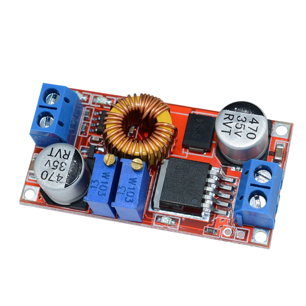 Carte de chargeur de batterie au lithium, abati eur de batterie, charge rapide, convertisseur de puissance, CC à CC CV, LED, XL4015, 5A