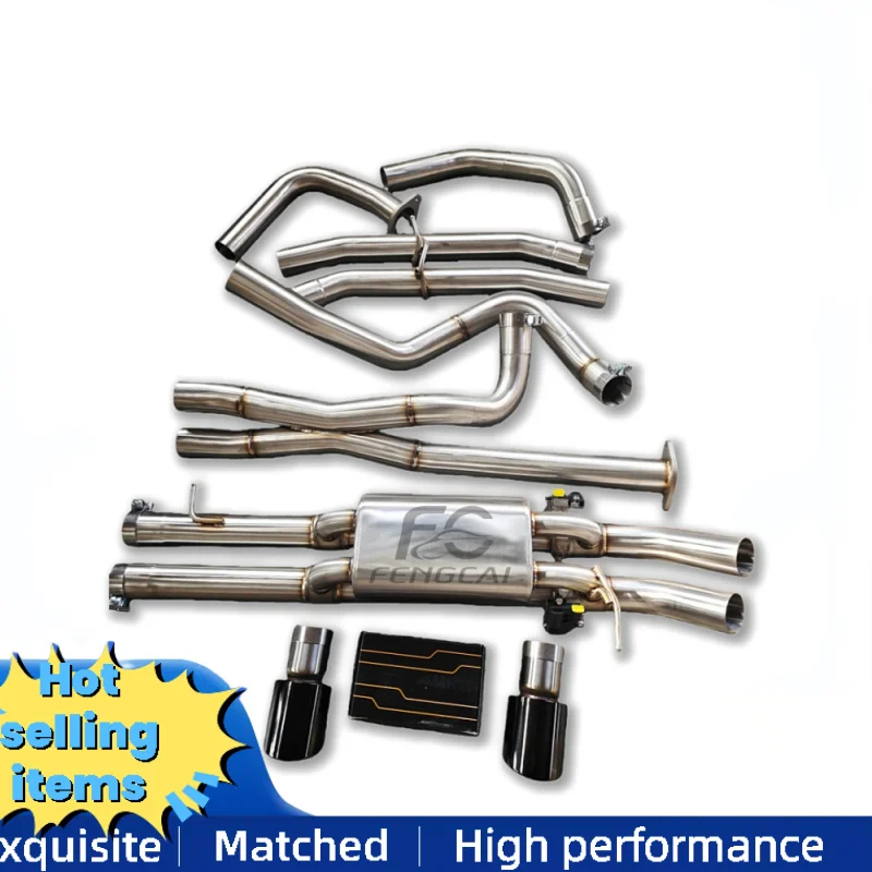 

Высокопроизводительная выхлопная труба CatBack для Dodge Ram 5.7 2009-2018, клапан из нержавеющей стали, глушитель, обновление звука