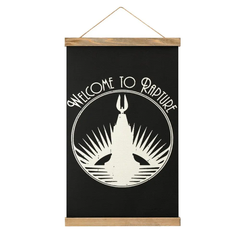 Bioshock Welcome To Rapture Essential For (3) Draw Restaurant Wall Decoration Canvas Hanging Picture Vintage Joke Style Decorate