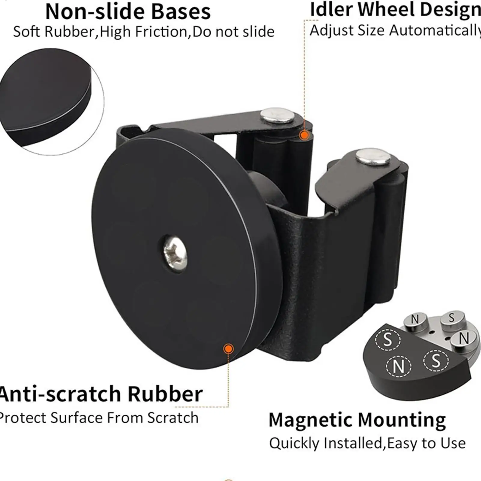 Soporte de pared para escobas y fregonas de acero inoxidable, con adhesivo, resistente al óxido, ideal para organizar herramientas de baño, cocina y jardín.