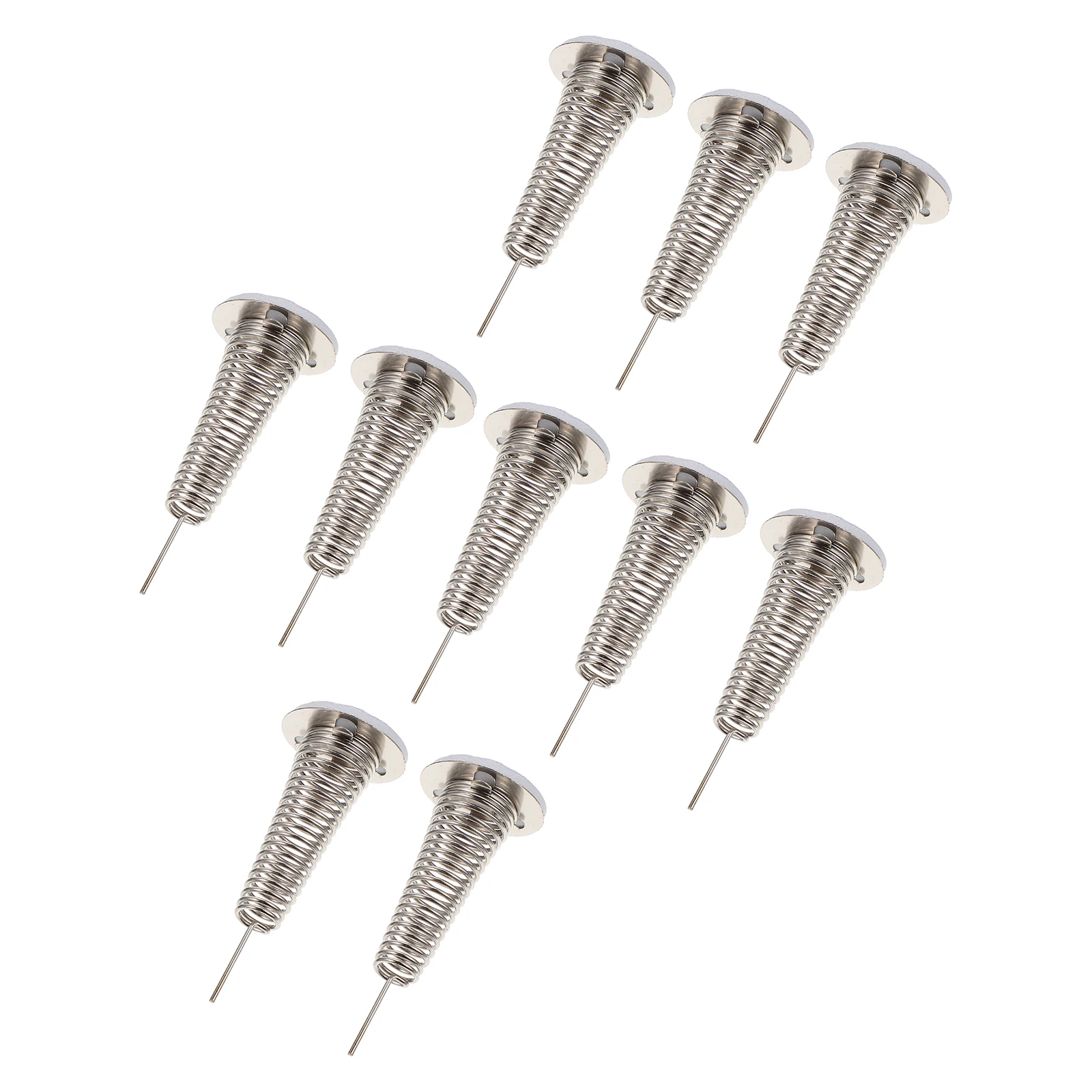 

10 Pcs Spring Base Accessories Shaking Head Decorative DIY Crafts Supplies White K Store Lightweight