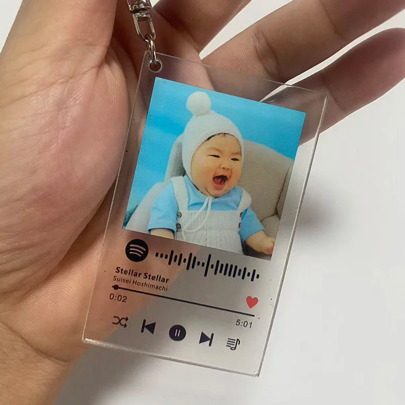 Jubiläums-Anpassung Spotify Musik-Plakette Geschenk Personalisierter Acryl-Fotorahmen Dekoration Maßgefertigtes Romantisches Geburtstagsgeschenk – Detail 8