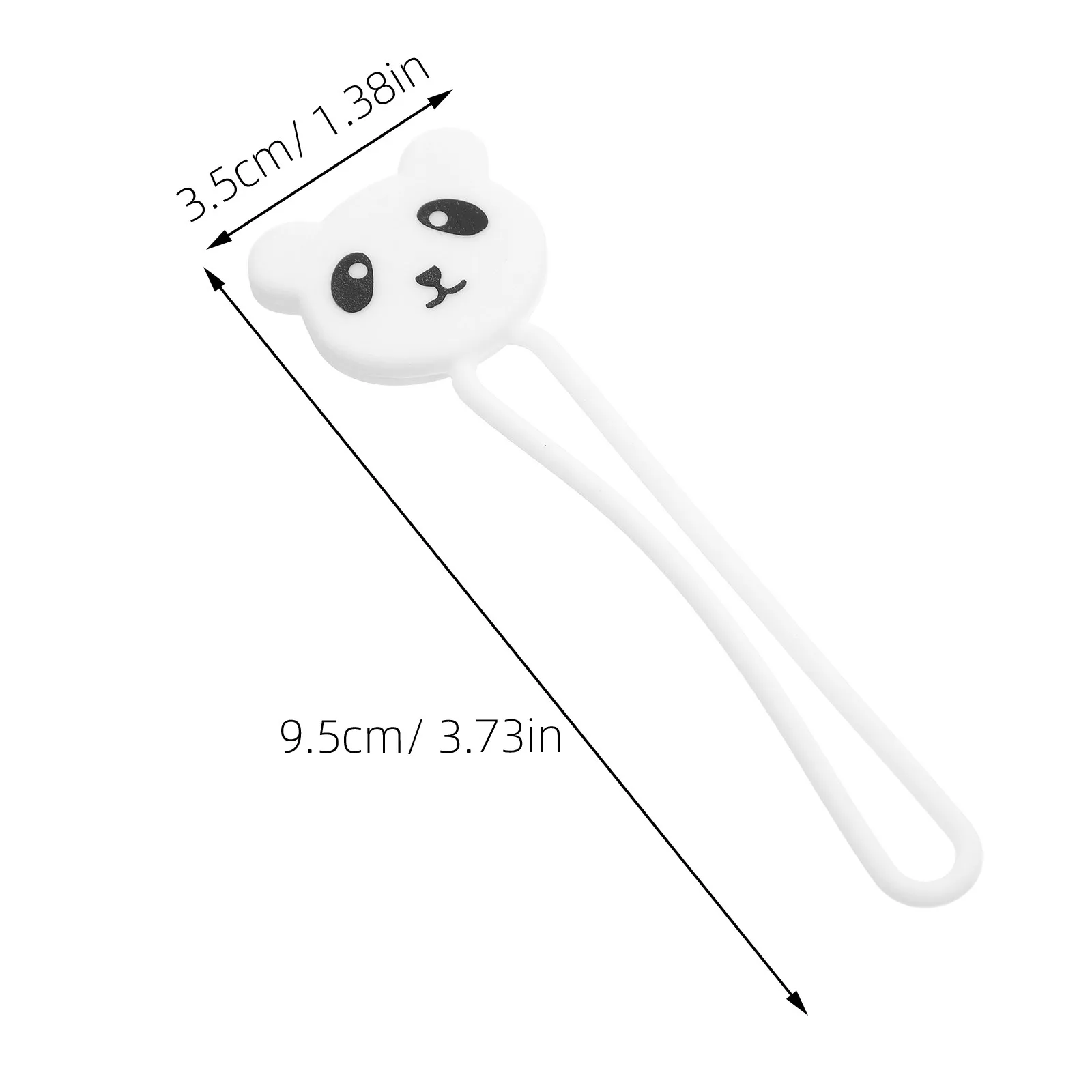 Cartoon Animal Shaped Mini Silicone Cable Organizer Wire Winder Protector for Earphones Headphones Cords Desktop Clean Up