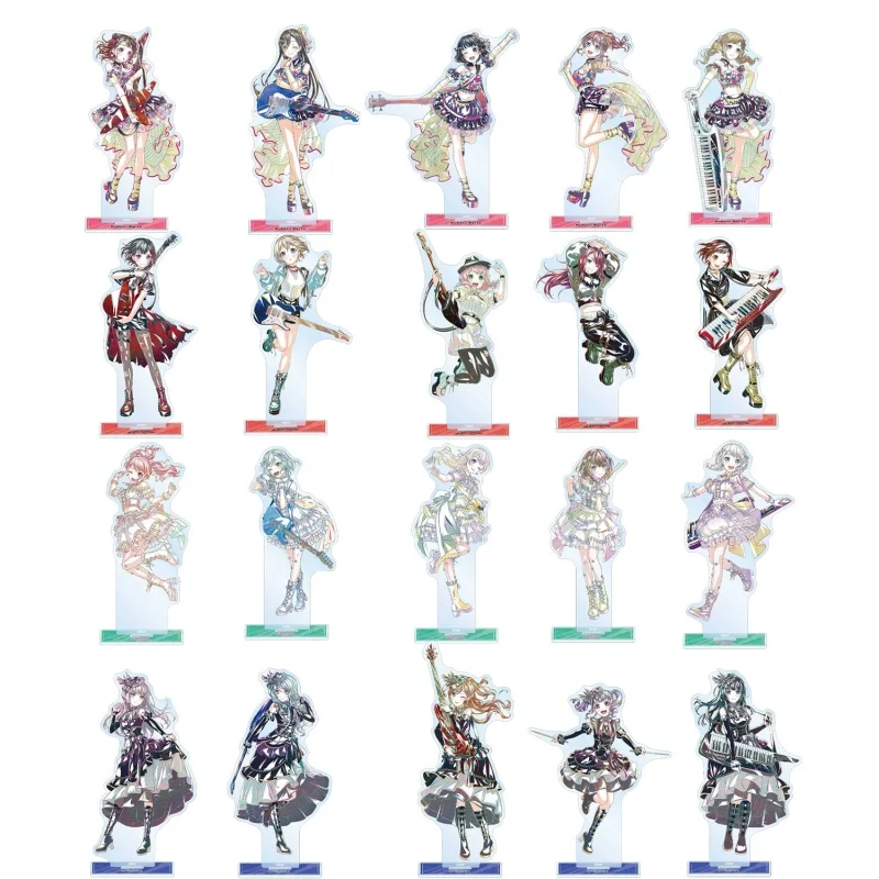 Multimedia Planning BanG Dream! Arale Nakamachi Nonoka Miyanaga Acrylic Stand Model Plate Keychains Desk Decor