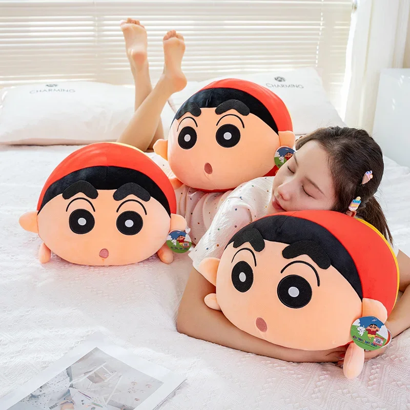 Cartoon Crayon Shin-chan Plush Toy Comfortable Japanese Style Plushies Comfortable Throw Pillow Cushion Sofa Bed Room Decor Gift