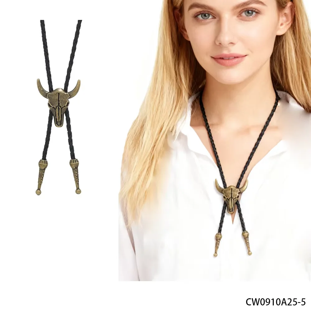 

PESENAR Бронзовое ожерелье с головой быка, джинсовый стиль в стиле ретро, привлекательный аксессуар, который подчеркивает прочную индивидуальность