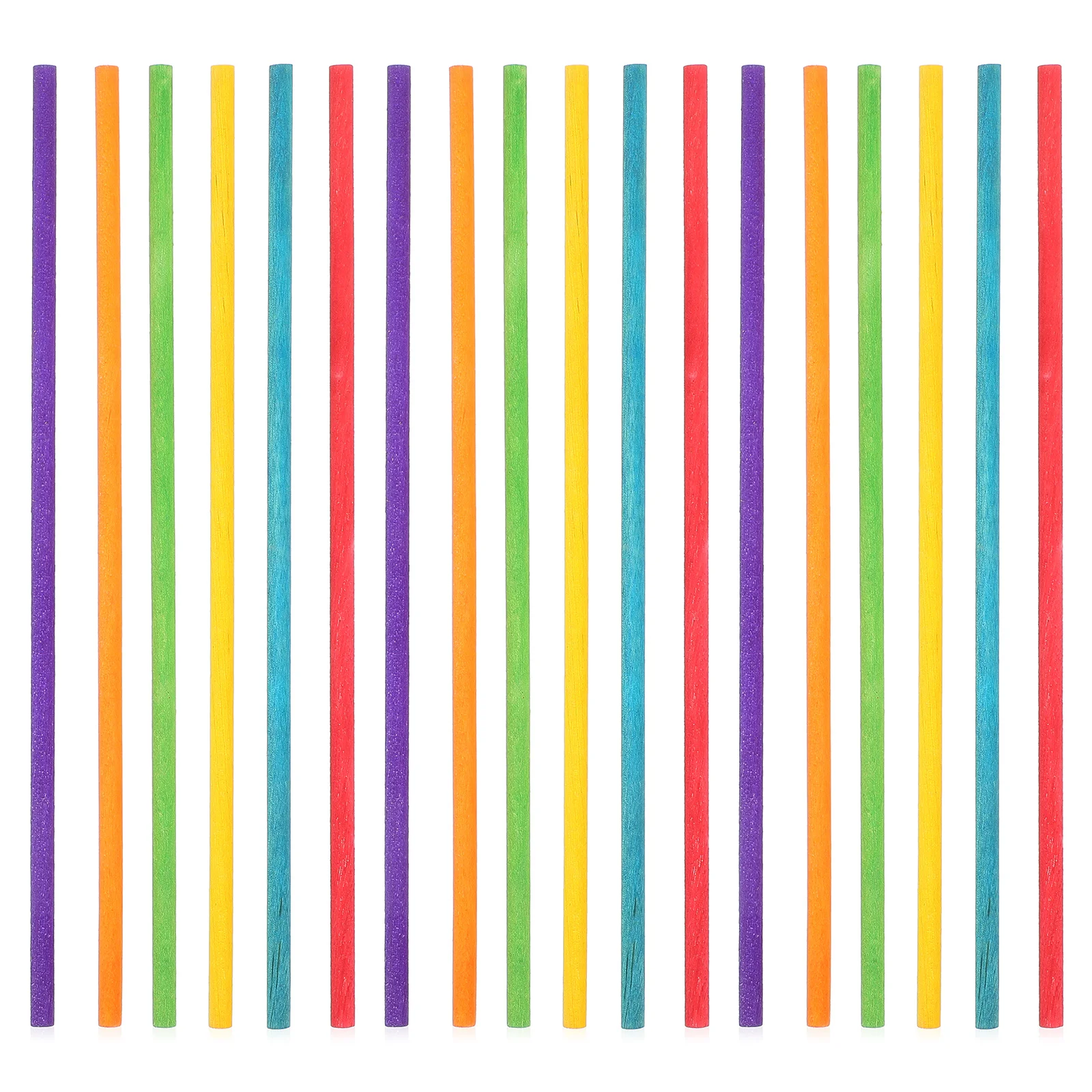 50 قطعة من أعواد إيقاع الخشب الملونة بحواف مستديرة وعصي قرع الآلات الموسيقية للمبتدئين هدية تعلم الموسيقى #4