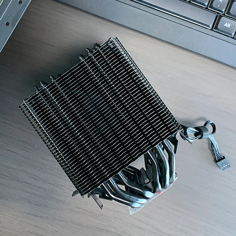 CPU Luchtgekoelde Koeler 4PIN PWM 6 Heat Pipe AM4 PC Processor Radiator voor Intel LGA1700 1200 115X2011X99 AMD AM3 AM5 Ventilador