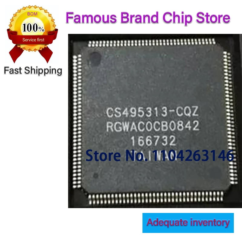 CS495313-CQZ  CS495313 QFP EP2C5T144I8N EP2C5T144 EP2C5T 1pcs QFP144 M66592FP M66592  QFP64 AK4527VQ AK4527 ADUC848BSZ8-5 QFP