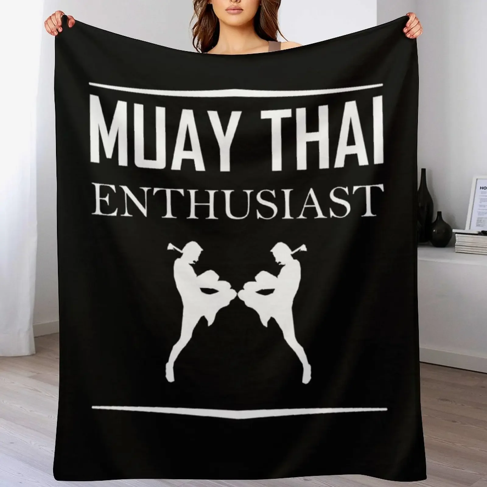 

Muay thai enthusiast Throw Blanket for babies For Sofa Thin Bed Fashionable For Decorative Sofa Blankets