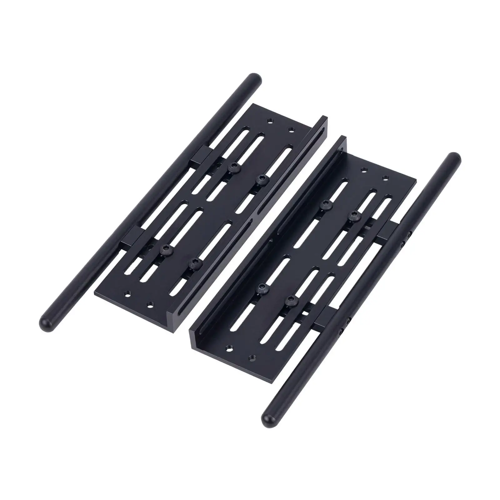 1/10 RC Car Side Pedal Plate Aluminum Alloy Rock Slider for Crawler Truck Foot Steps Replacement Upgrade Parts Accessory