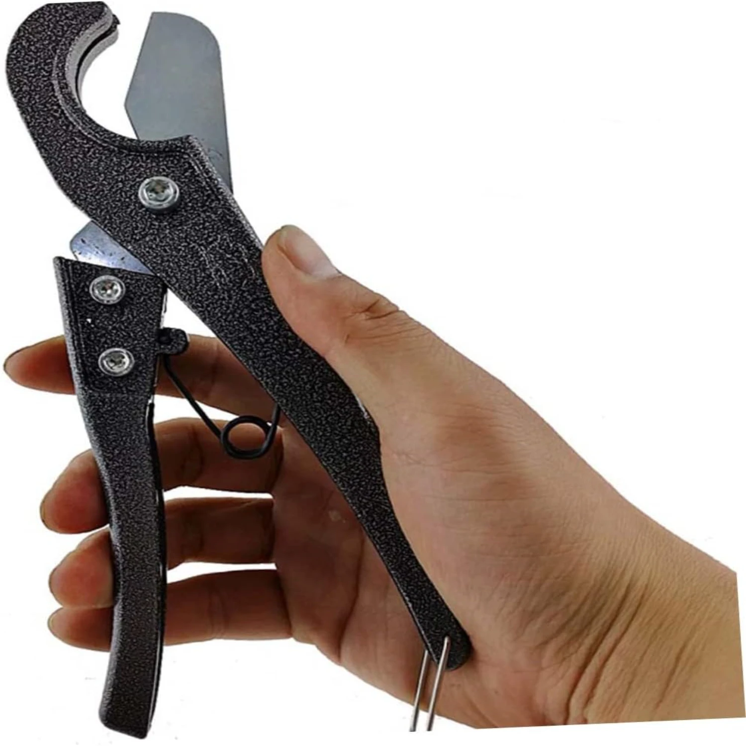 Convenient and Precise Black Plastic Gas Tube Cutter - Accurate Tool for Precision Cuts Wrapping Paper Flexible Hose Slice