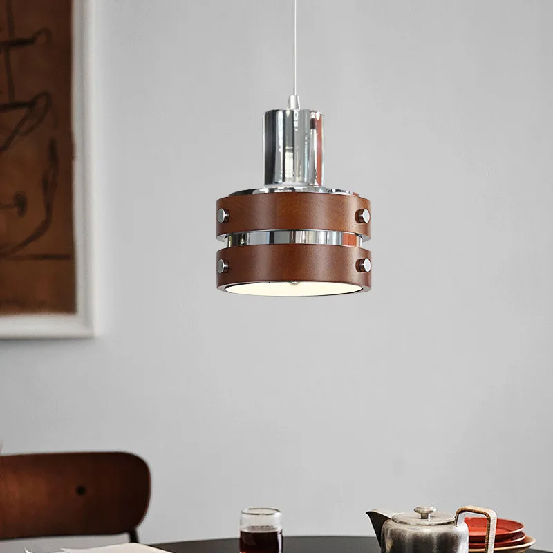

Silver Polished Vintage Pendant Lights LED Bedroom Bedside Living Room Sofa Restaurant Bar Counter Study Bauhaus Hanging Lamps