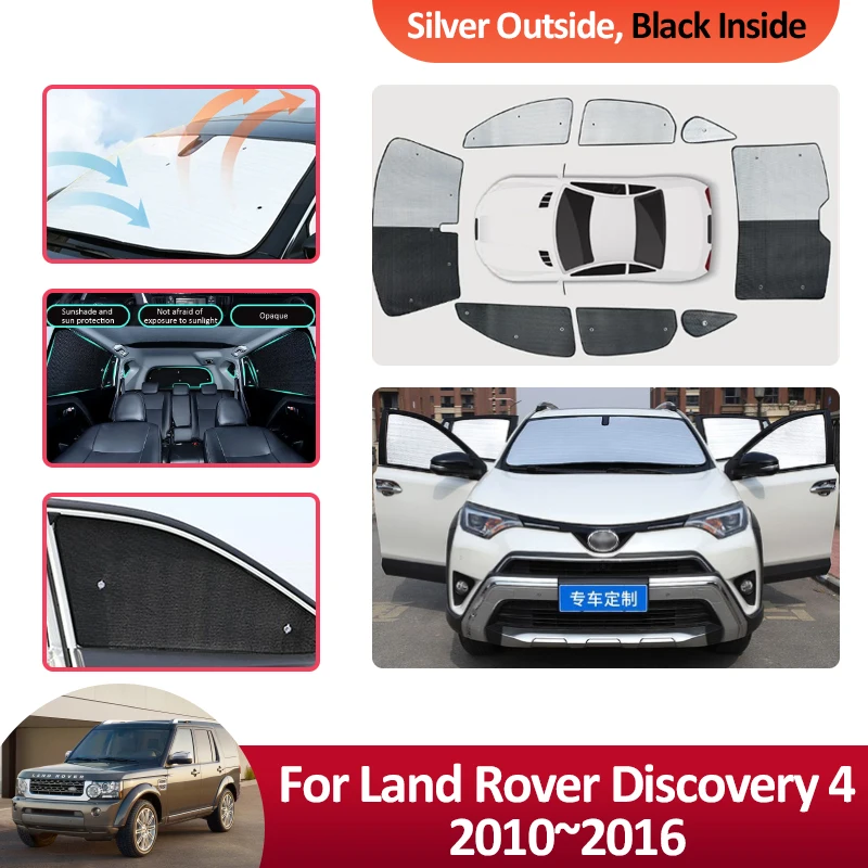 Parasol For Land Rover Discovery 4 LR4 L319 2010-2016 2015 Sunshade Car Anti-UV New Two Colors Window Sunshading Board Accessor