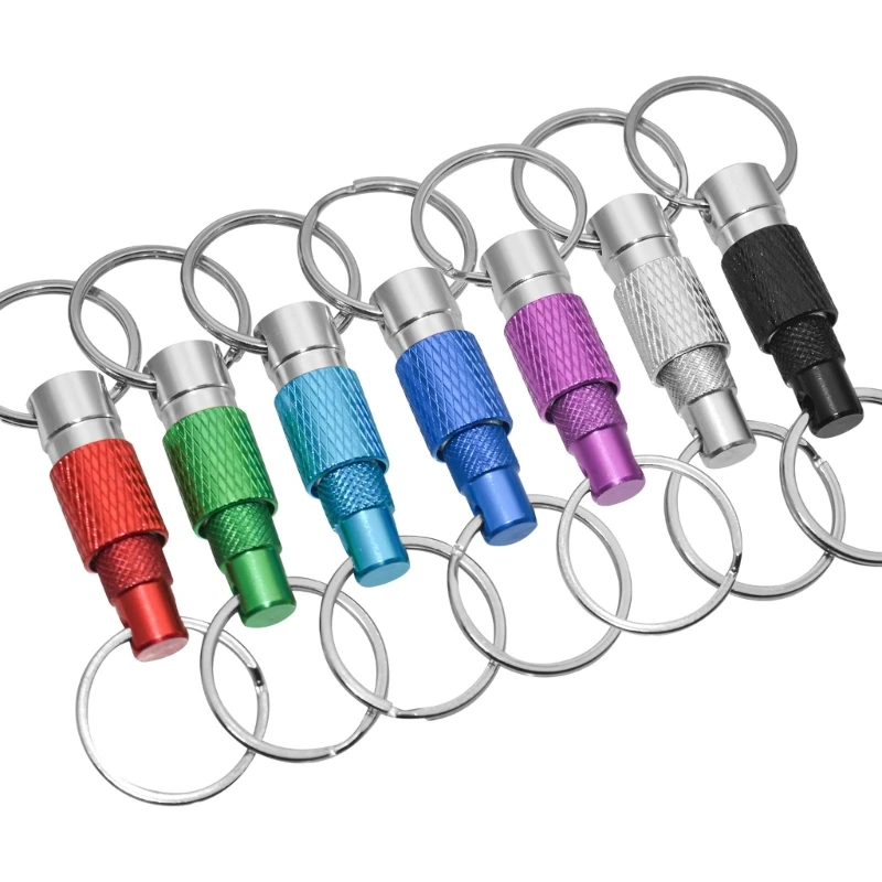 QUICK RELEASE Key เครื่องมือ Pull Apart พวงกุญแจโลหะพวงกุญแจที่ถอดออกได้อเนกประสงค์ Drop Ship