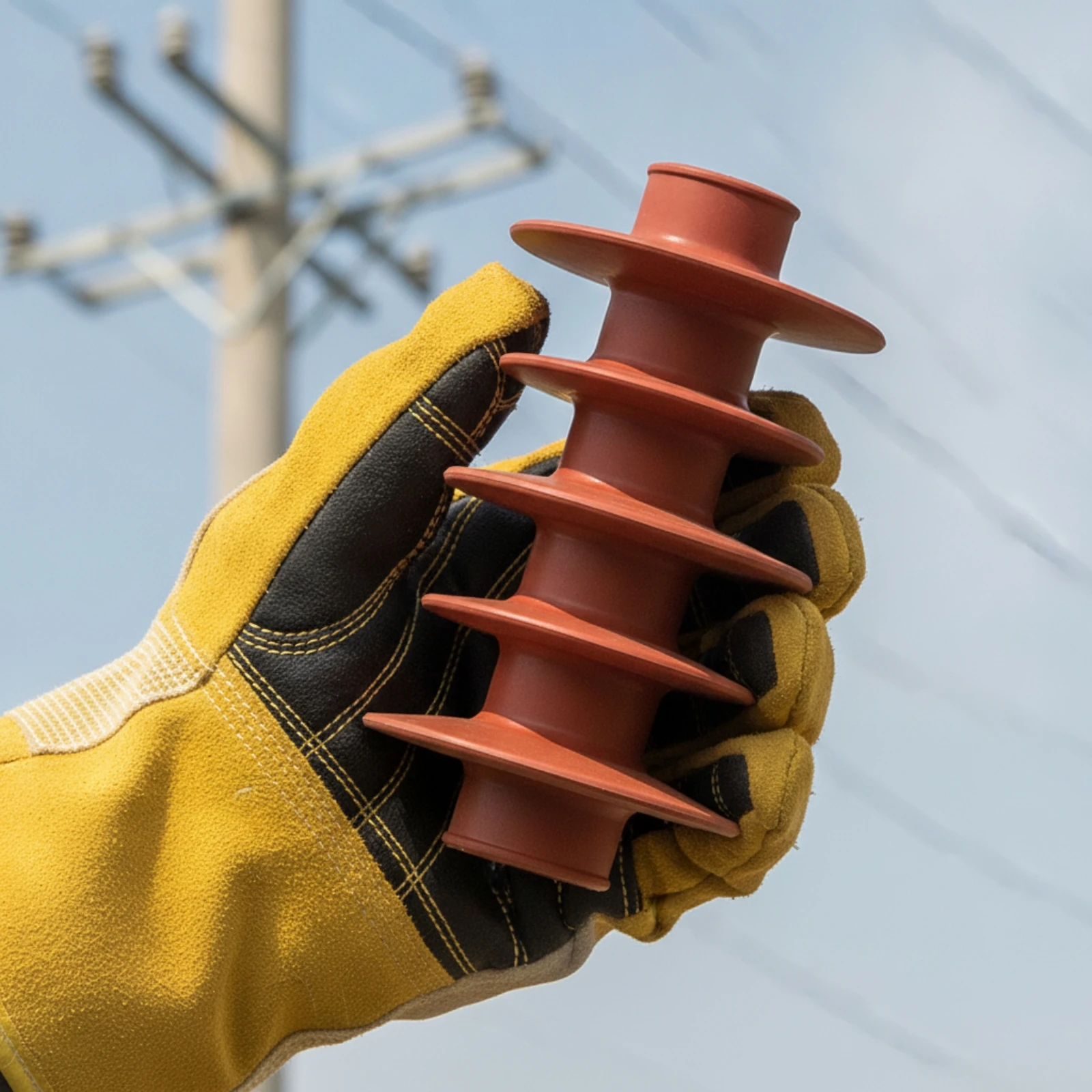 Impermeable Silicone Rain Cover Insulating Sleeve Capuchon Weatherproof Manchon for Outdoor Electrical Component Safety