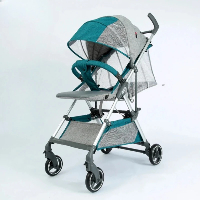 

Simple Portable Stroller Foldable Baby Car Children's Stroller Ultra-Light Travel Stroller Airplane Four-wheel Baby Strollers