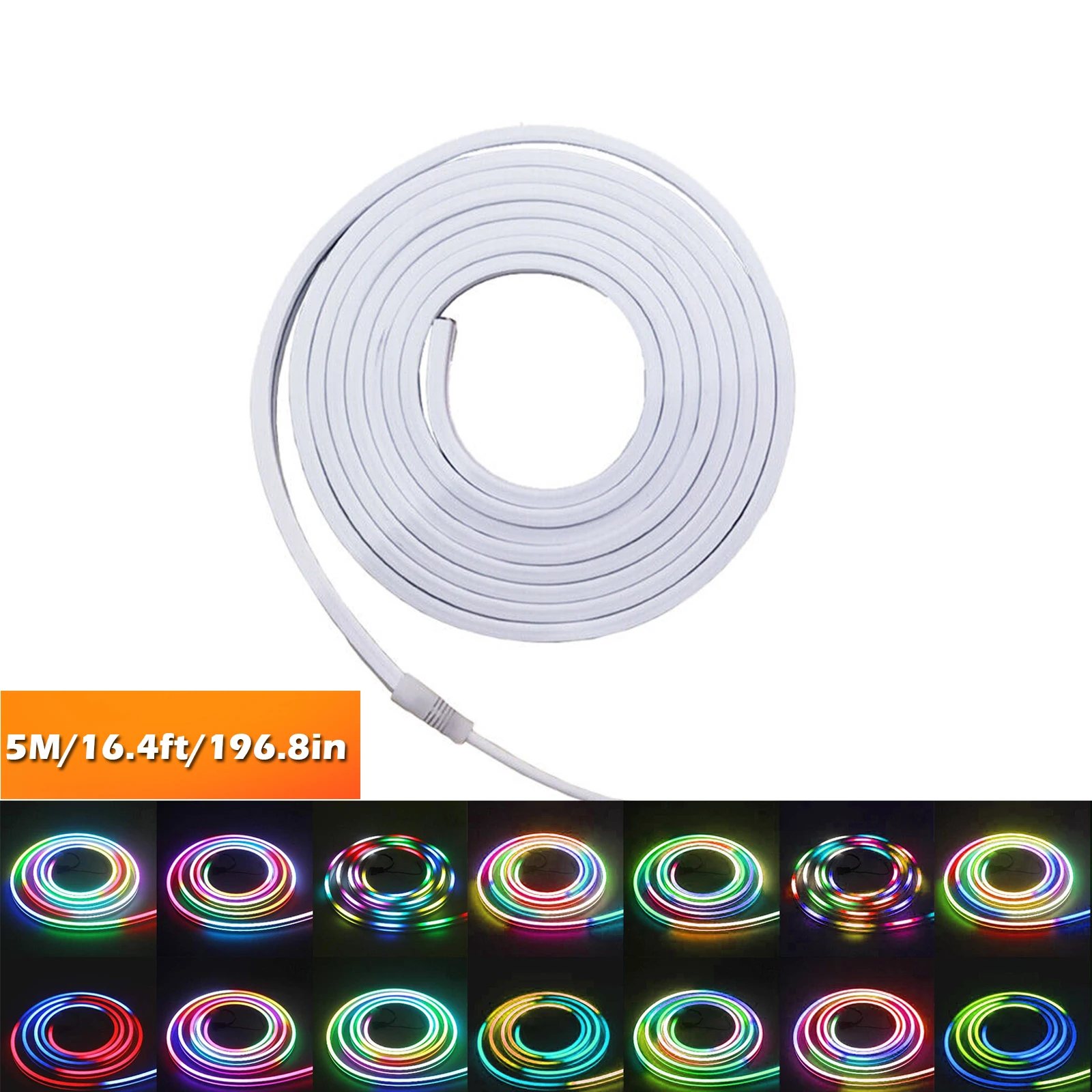 Imagem -05 - Neon Rgb Led Light Strip Fita Dreamcolor sem Adaptador de Energia ou Controlador 6*11 mm